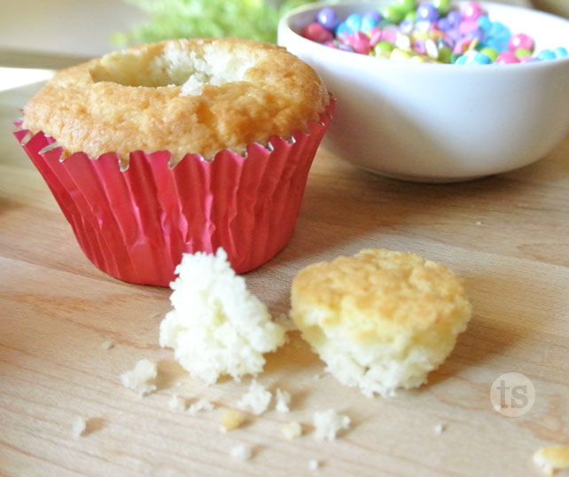 Candy Filled Cupcakes Prep