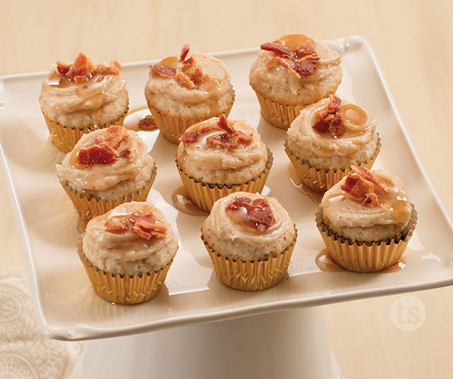 Cinnamon Bacon Pancake Bites