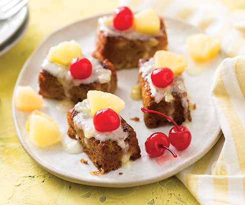 Citrus Glazed Pineapple Tiny Cakes recipe | Tastefully Simple