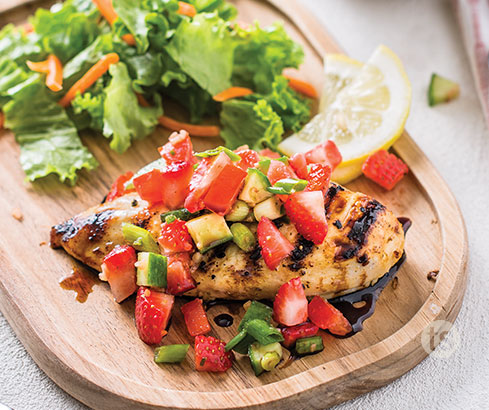 Citrus Herb Chicken with Strawberry Salad recipe | Tastefully Simple