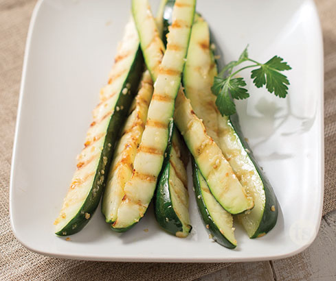 Super Summer Grillin’ Sides - Garlic Grilled Zucchini