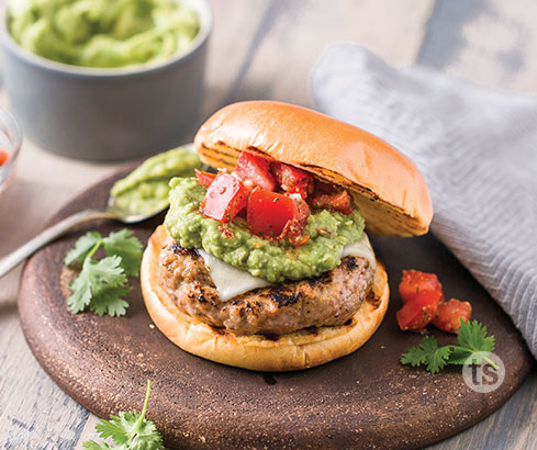 Guacamole Turkey Burgers recipe | Tastefully Simple