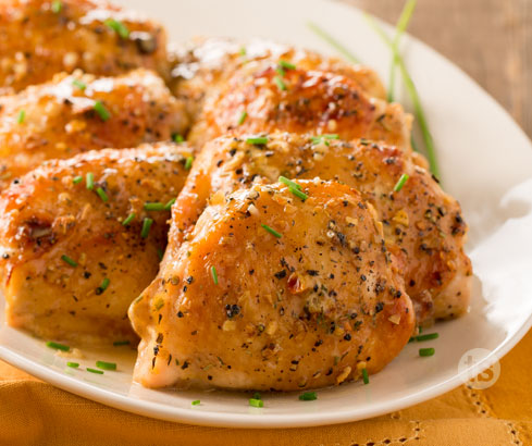 Honey Mustard Chicken Thighs