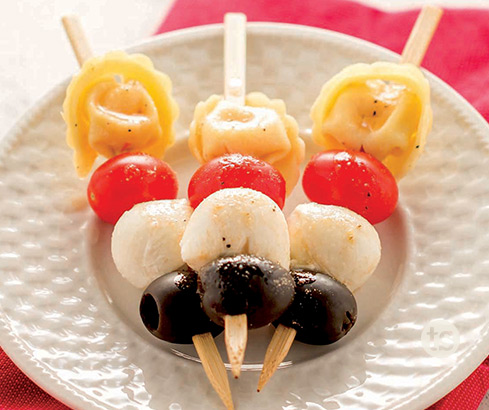 Pasta Salad on a Stick