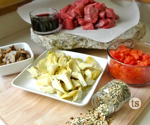 Tuscan Beef Stew Prep