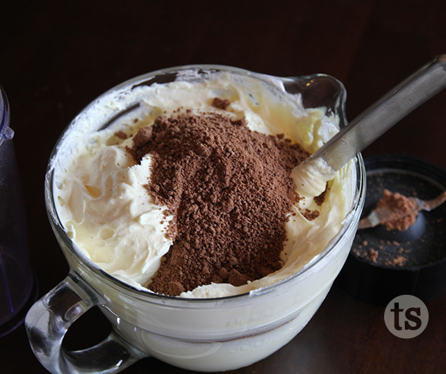 S'more Cake prep