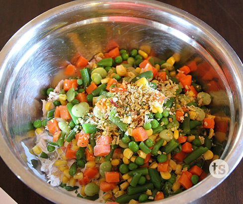 Chicken Pot Pie Prep