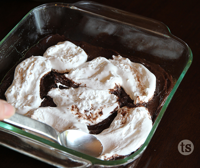 S'more Cake prep