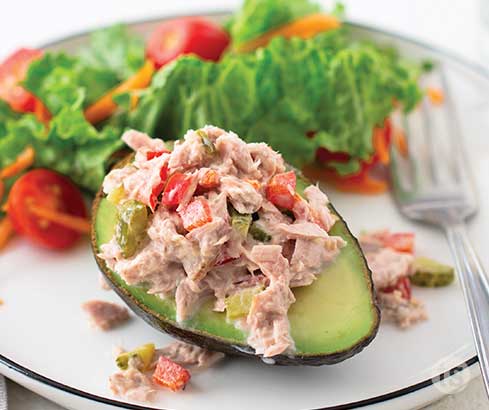 Tuna Salad Avocado Boats Recipe | Tastefully Simple