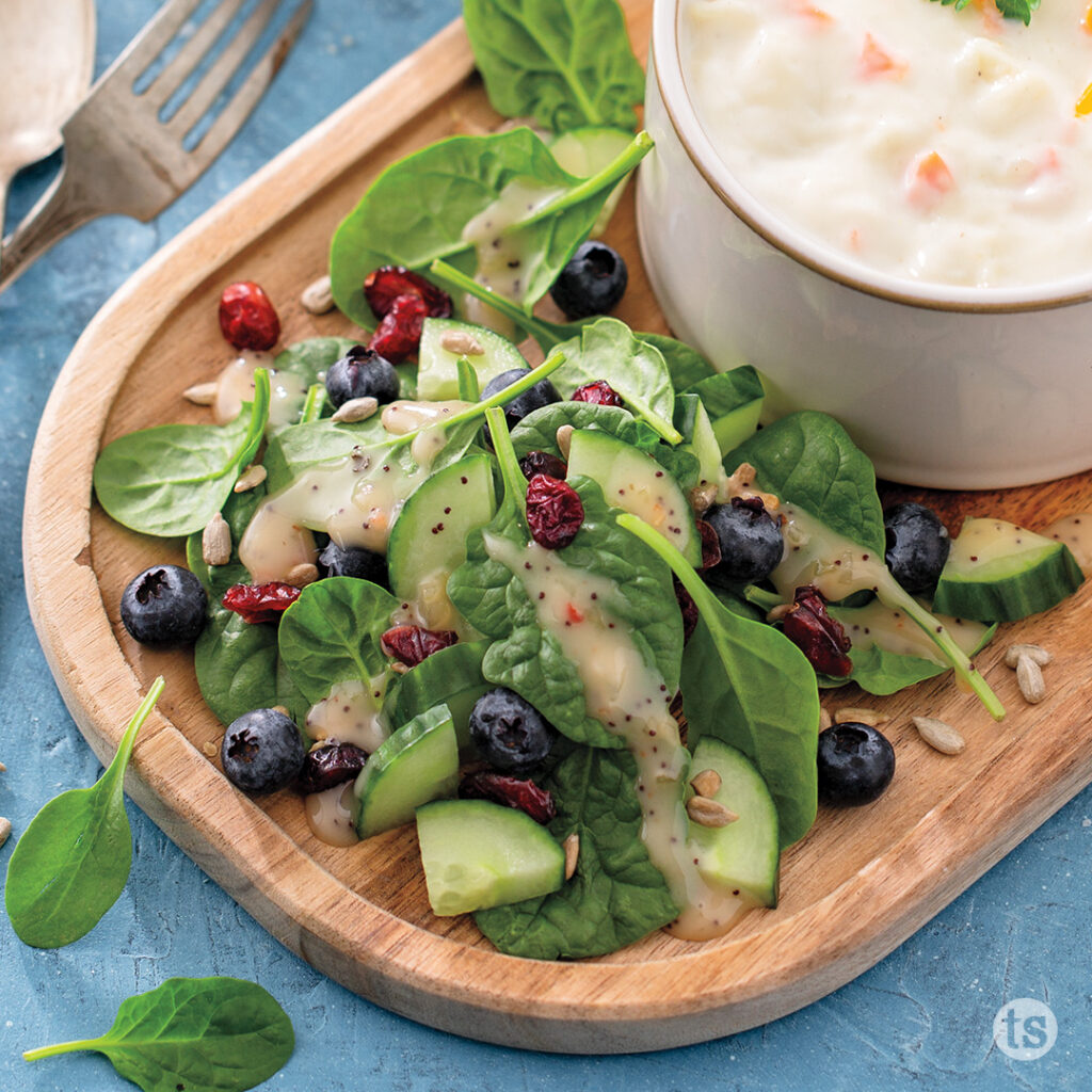 Try this Vidalia Spinach & Berry Salad