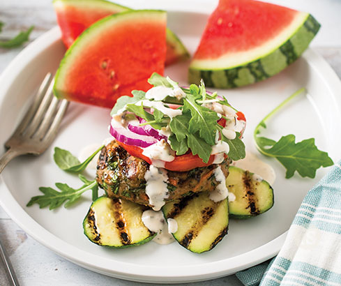 Zucchini Turkey Burgers recipe | Tastefully Simple