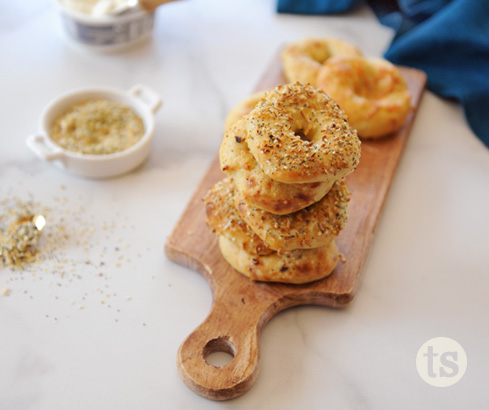 Back-to-School 3-Ingredient Bagels blog post | Tastefully Simple