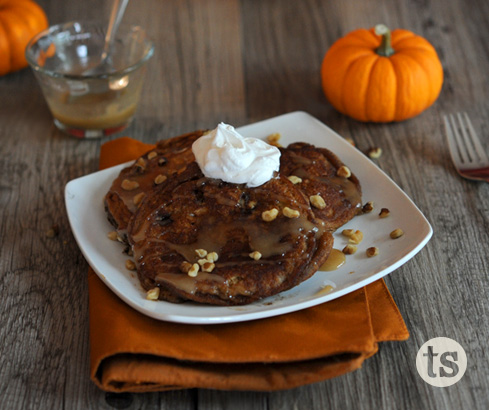 Perfectly Pumpkin Pancakes recipe | Tastefully Simple