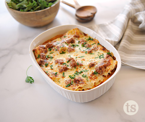 Cooking with Kids: How to Make Lasagna Roll-Ups blog post | Tastefully Simple