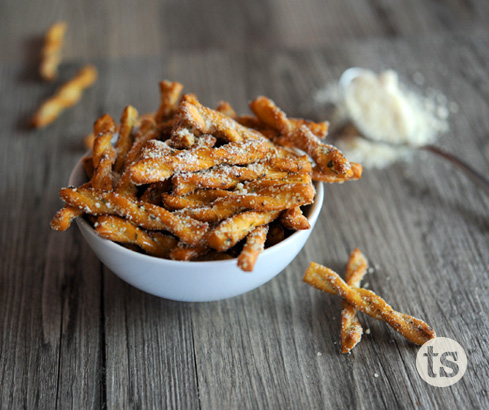 Easy Garlic Parmesan Pretzels | Tastefully Simple