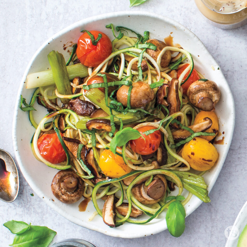 Try this Balsamic Roasted Veggie Salad