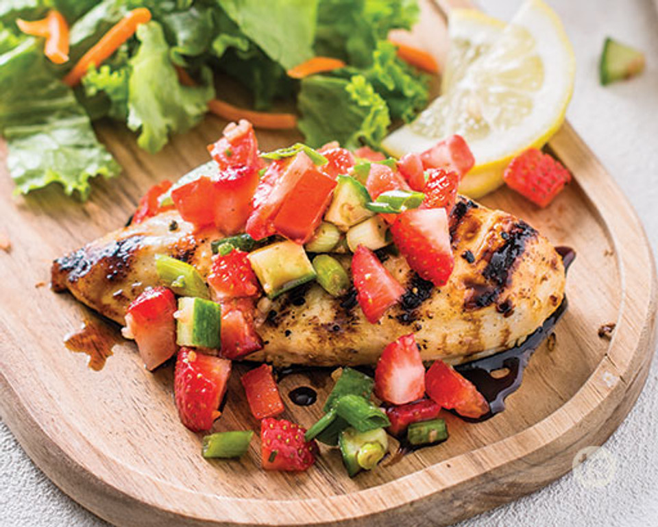 Try this Citrus Herb Chicken with Strawberry Salsa