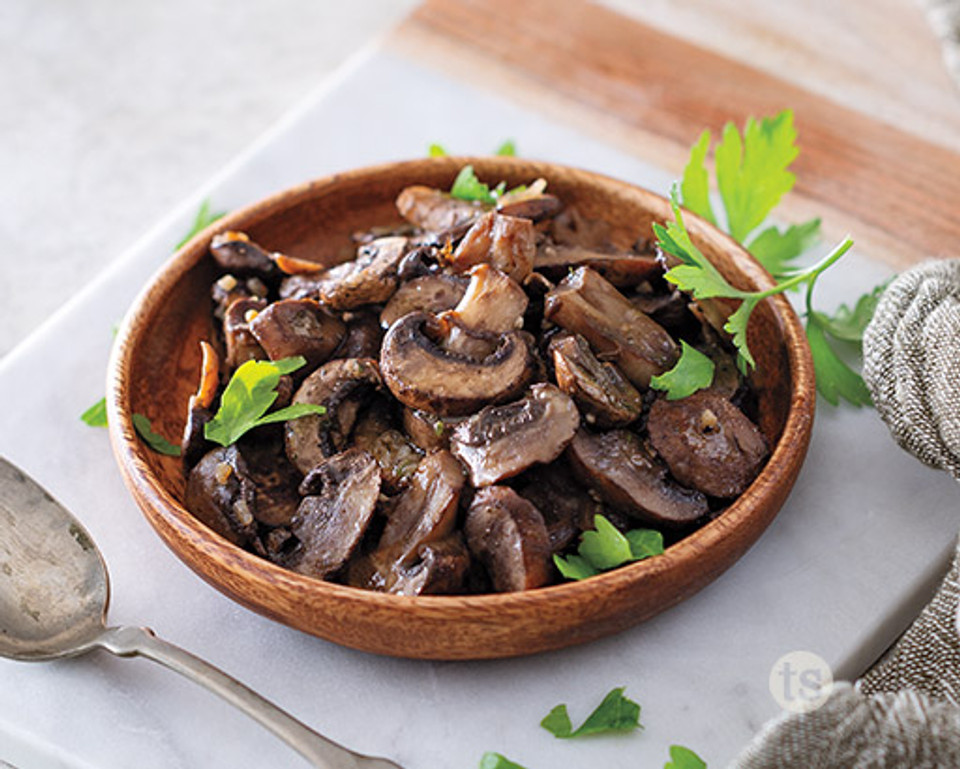 Try this bowl of Grilled Mushrooms