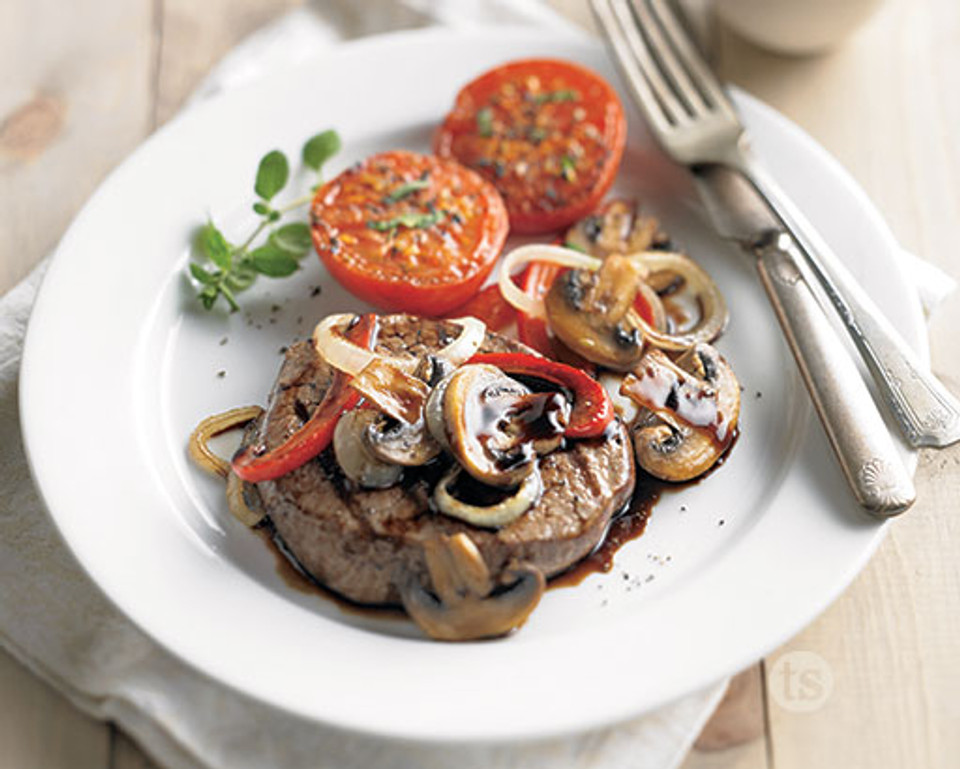 Try this Ultimate Steak with Balsamic Vegetables