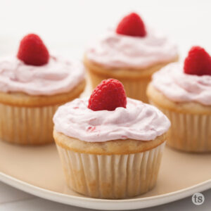 Try these Almond Berry Surprise Cupcakes