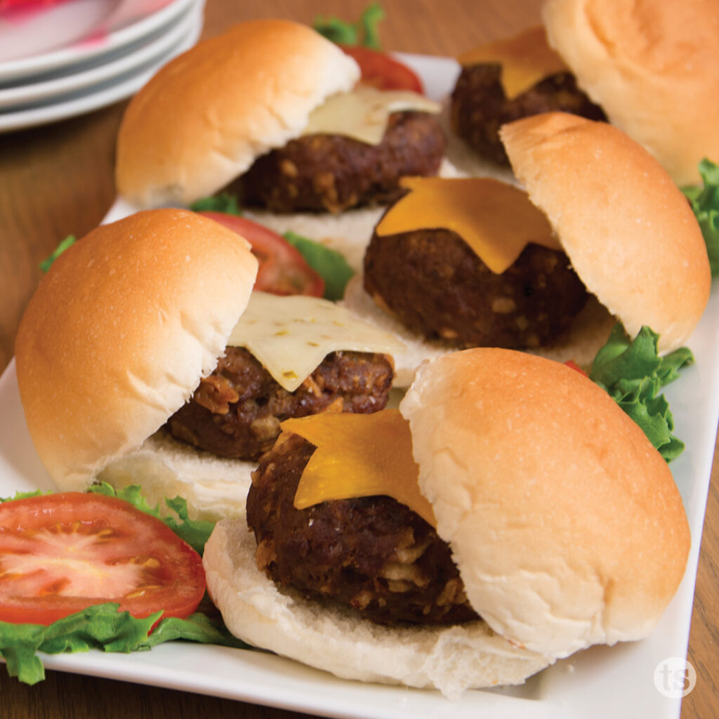 Try these Bacon BBQ Star Sliders