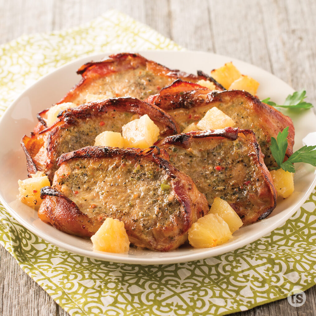 Try these Bacon Wrapped Pork Chops