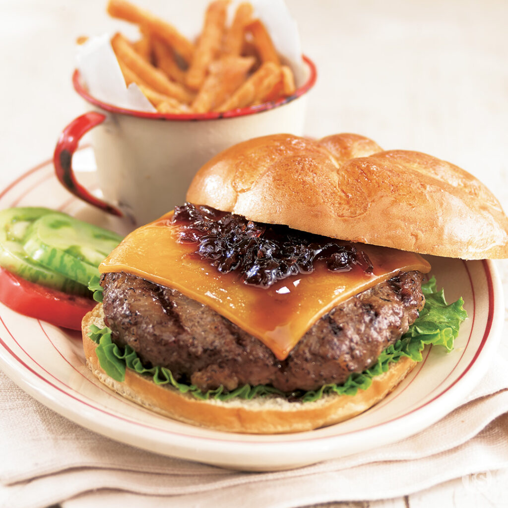 Try these Bayou Bourbon Cheeseburgers