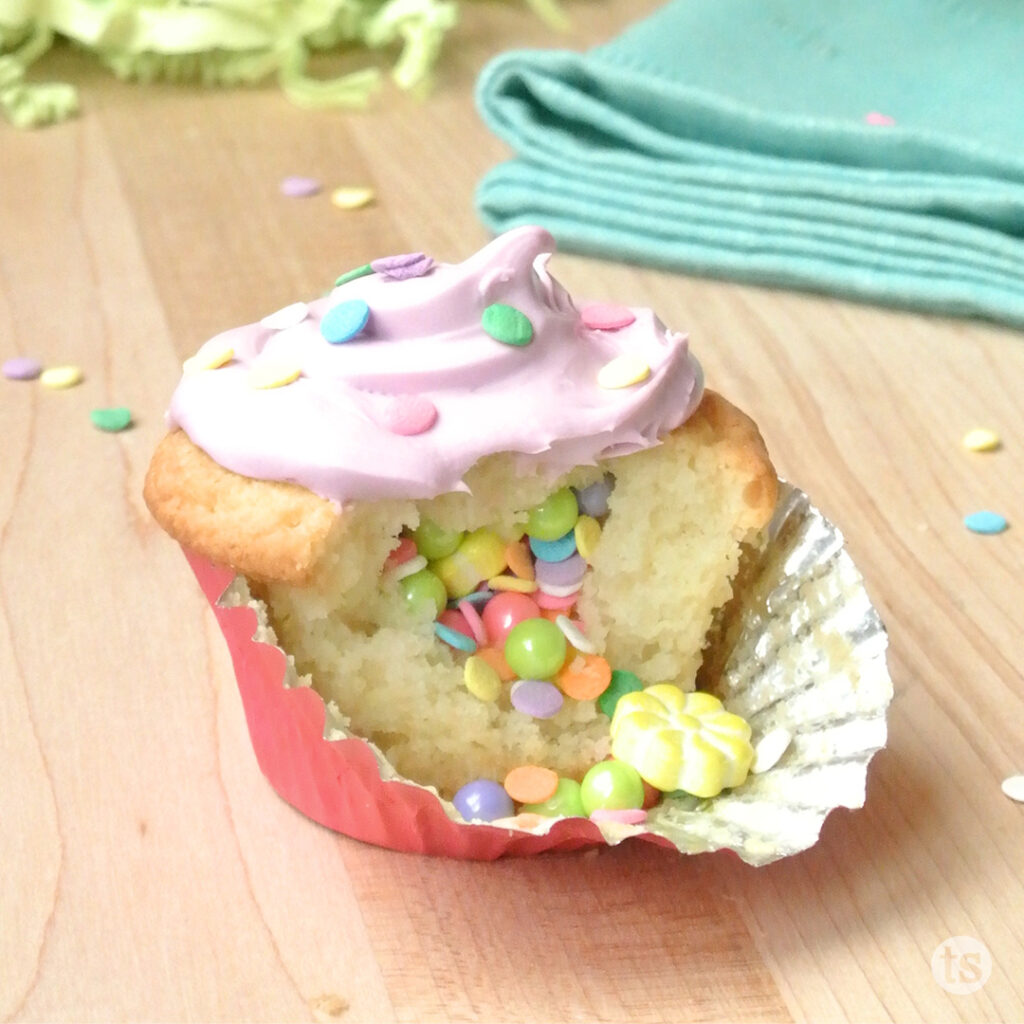 Try these Candy Filled Cupcakes