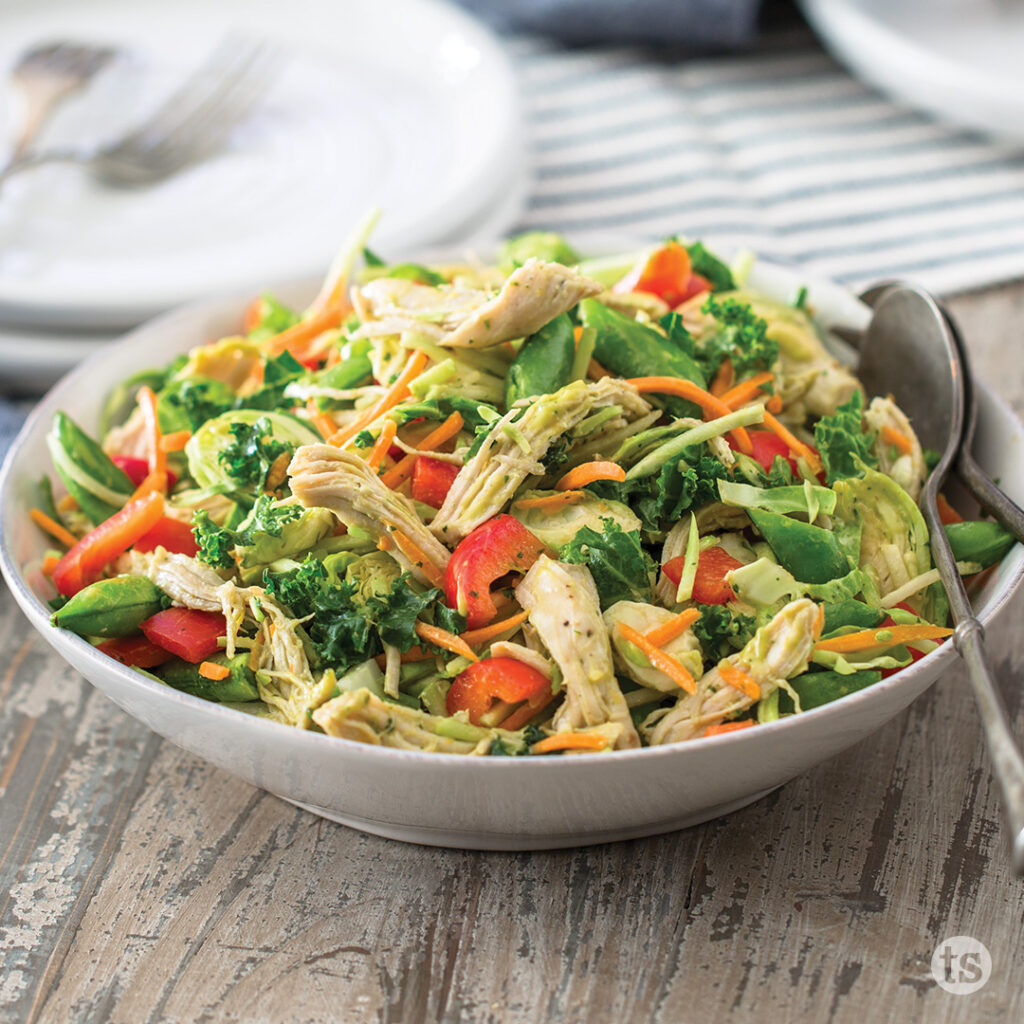 Try this Chicken Power Slaw Salad