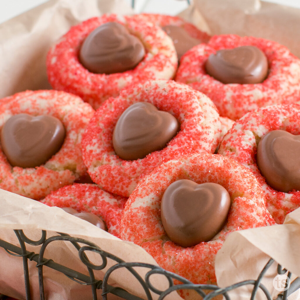 Try these Chocolate Heart Snickerdoodles