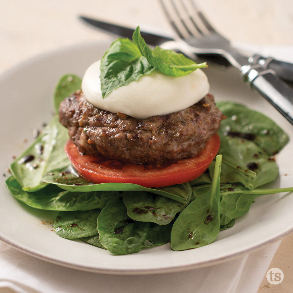 Try these Citrus Herb Caprese Burgers