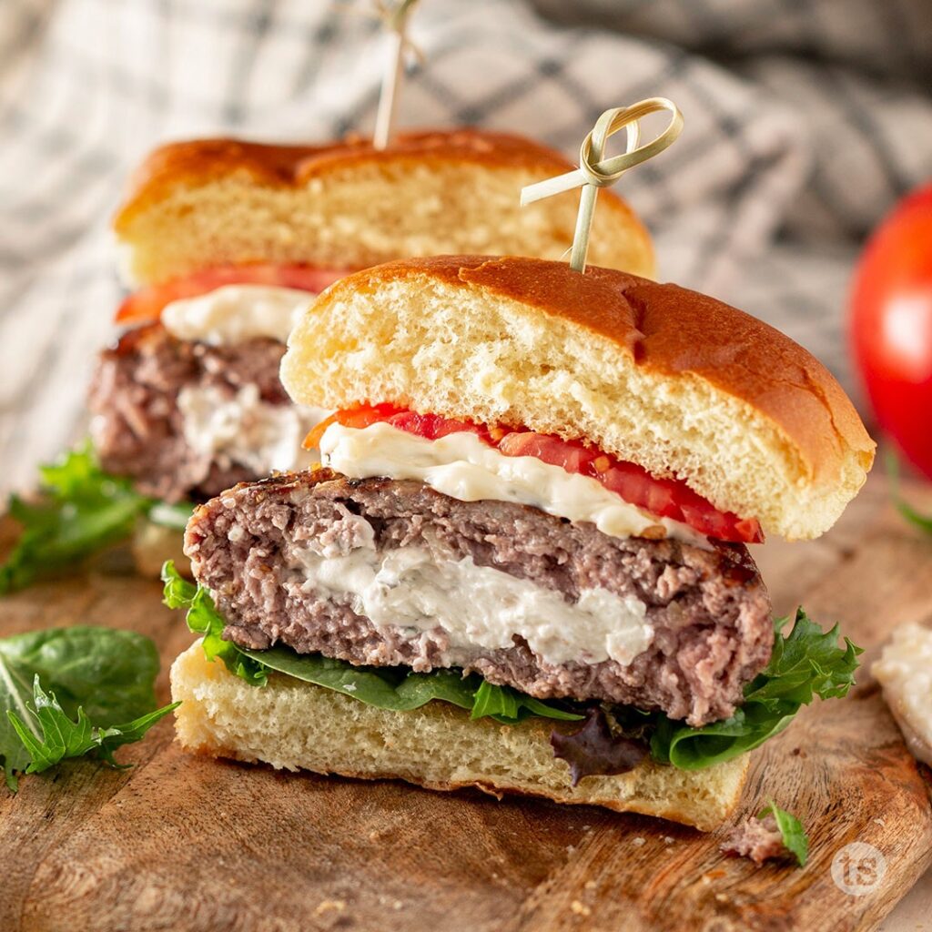 Try these Garlic Garlic Burgers