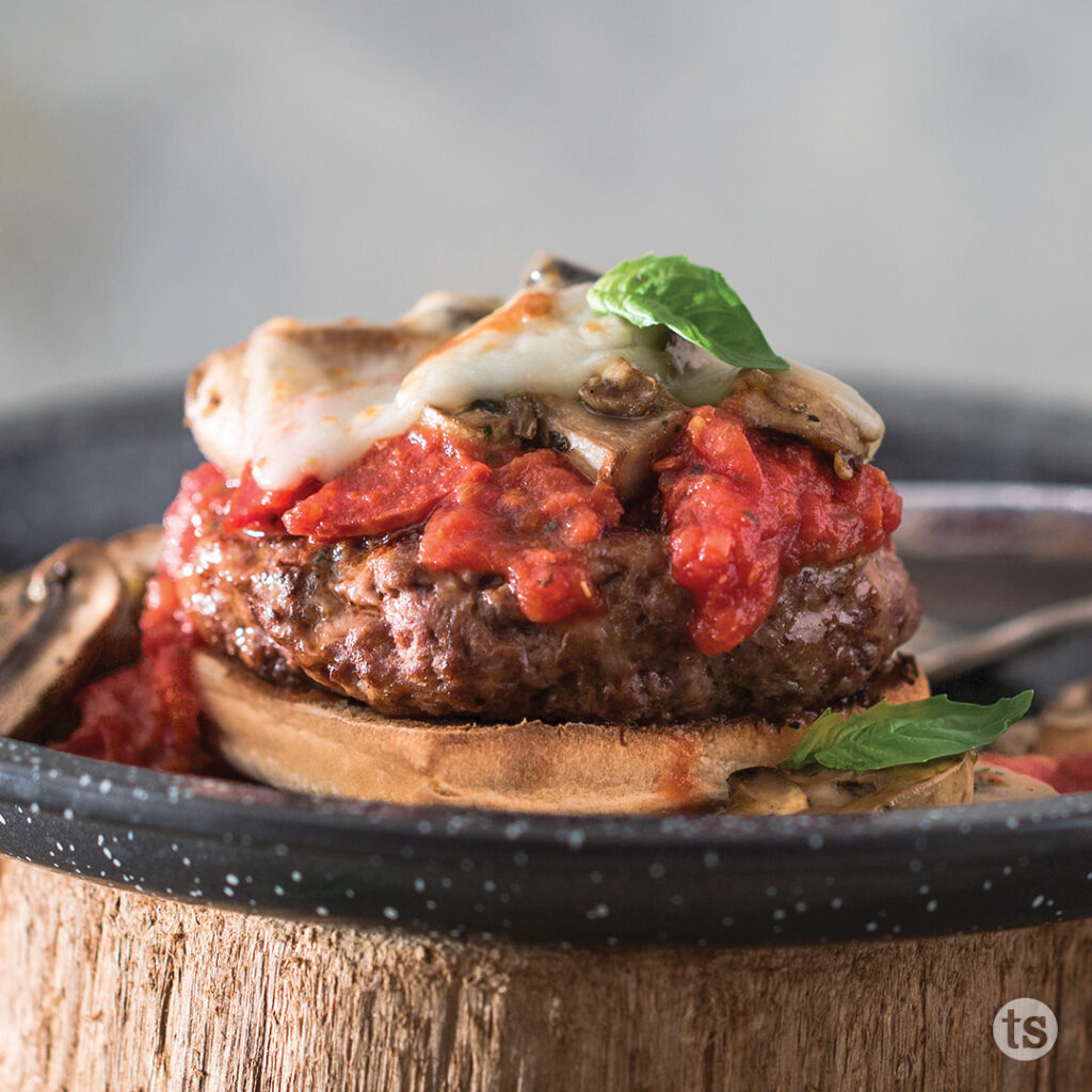 Try these Mama Mia Fork & Knife Burgers