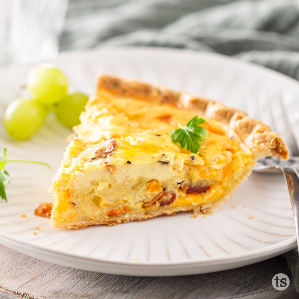 Try this Perfectly Potato Cheddar Quiche