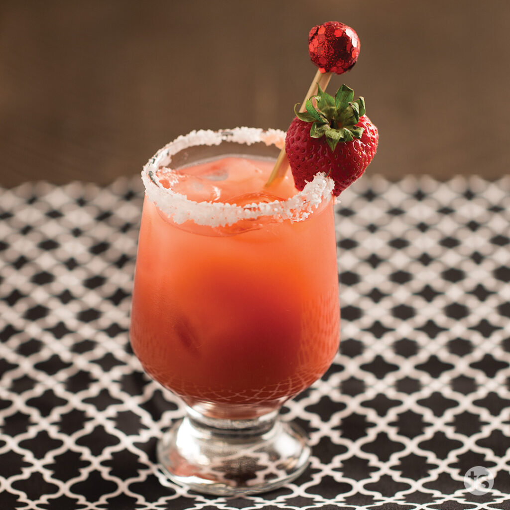 Try these Rhubarb Strawberry Margaritas