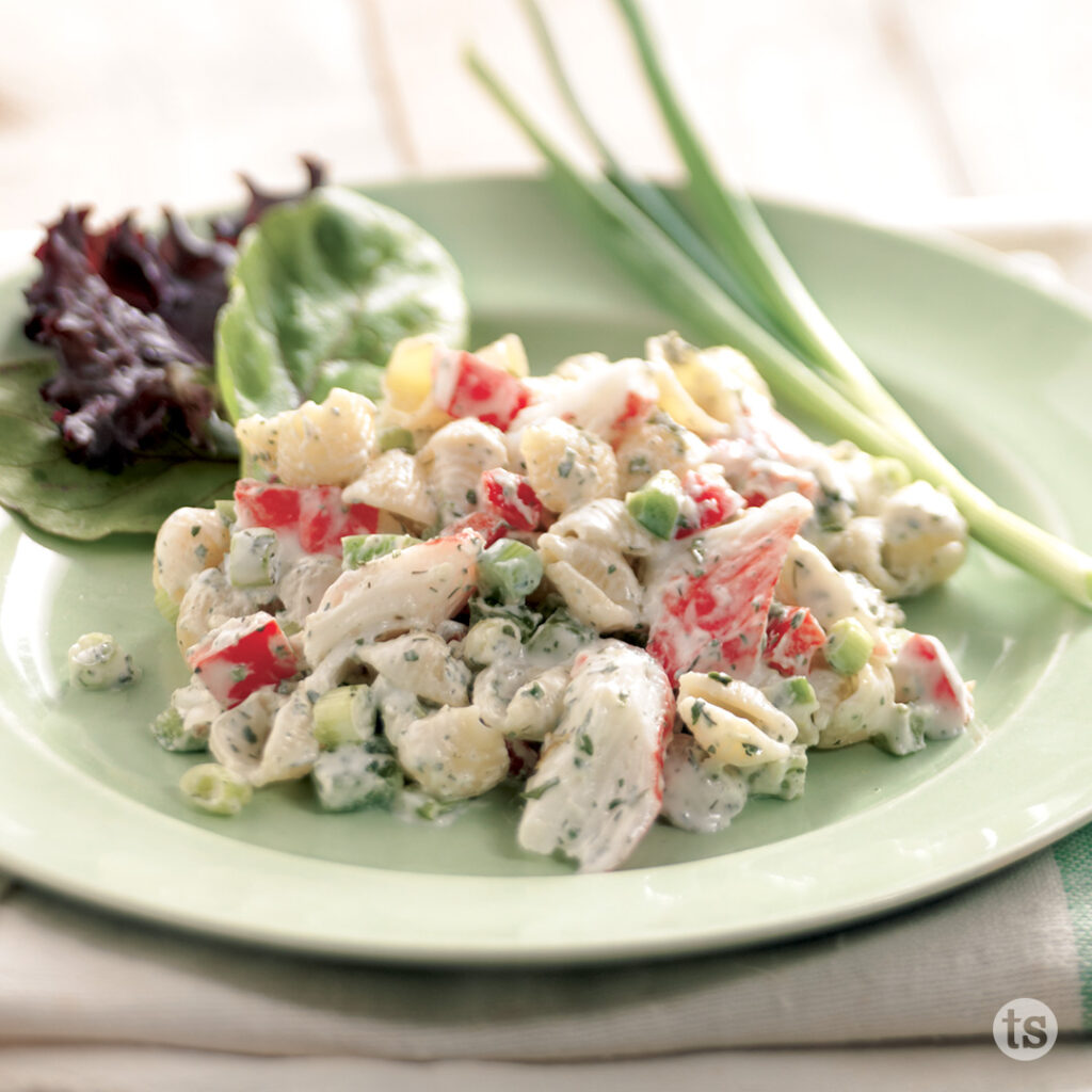 Try this Spinach & Herb Crab Salad