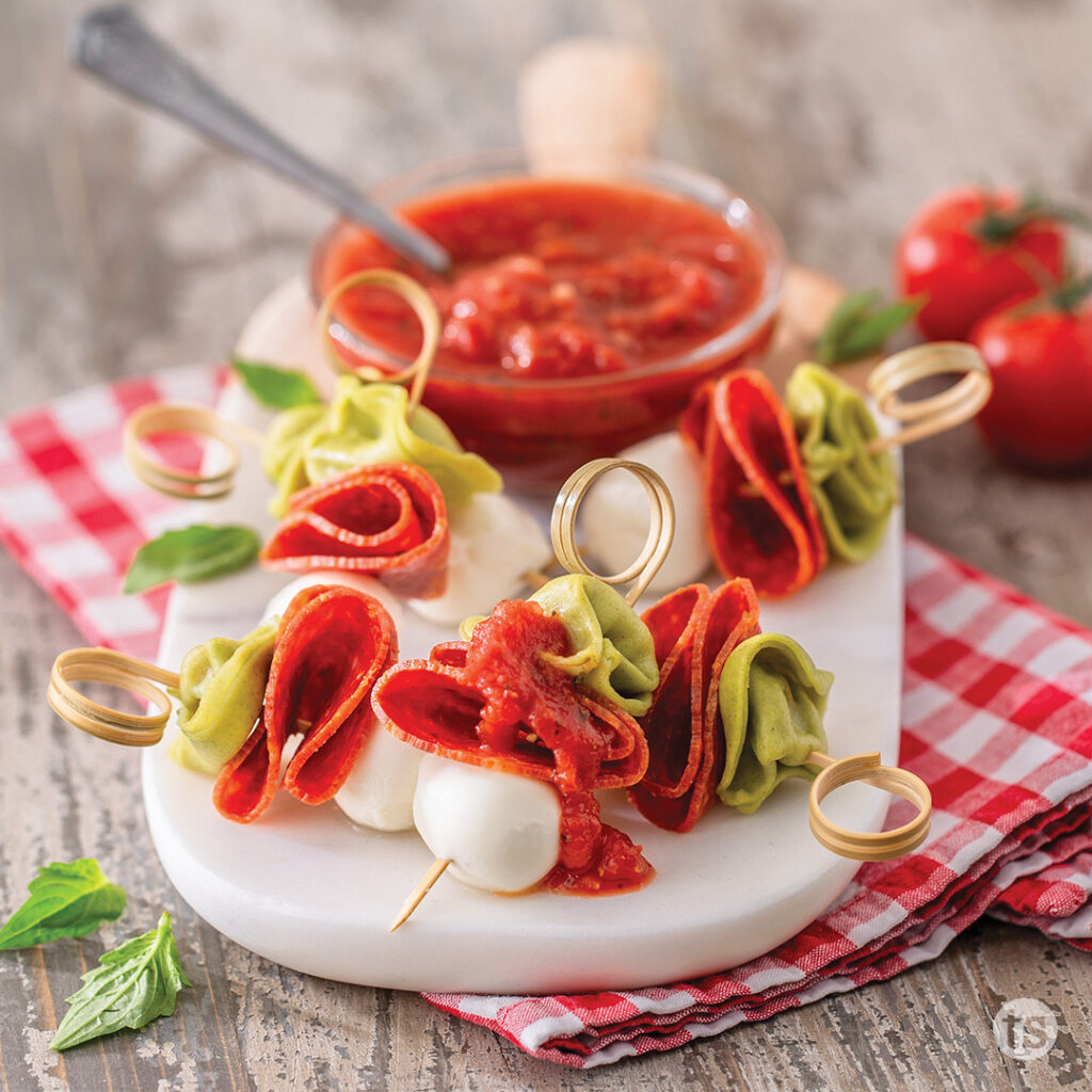 Try these Tortellini Skewers with Marinara