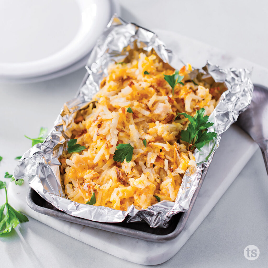 Try these Cheesy Potatoes on the Grill