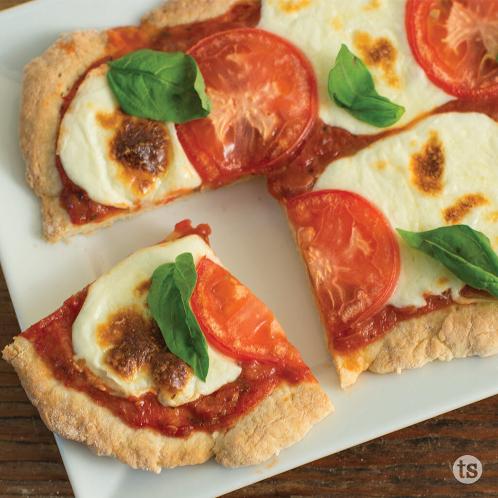 Try this Margherita Flatbread Pizza