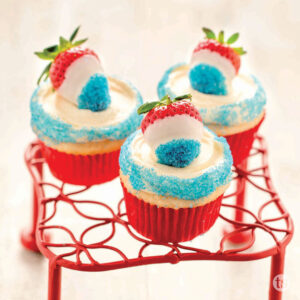 Try these Red, White & Blue Cupcakes