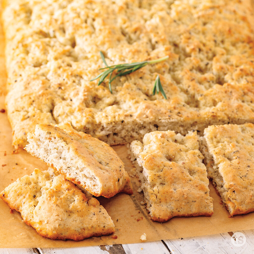 Try this Rustic Herb Focaccia