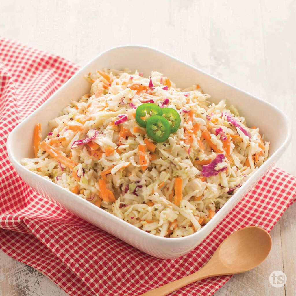 Try this Vidalia & Jalapeño Creamy Coleslaw