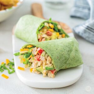 Try these Fiesta Chicken Salad Wraps