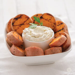 Try these Grilled Sweet Potatoes with Onion Dip