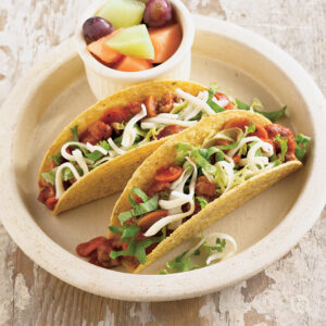 Try these Sausage Pizza Tacos