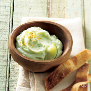 Try this Key Lime Citrus Dip with Tortilla Crispies