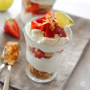 Try these Strawberry Lime Mini Trifles