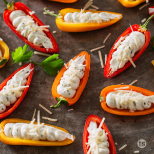 Try these Parmesan Peppercorn Stuffed Peppers