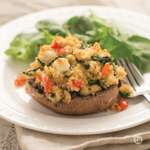 Try these Quinoa Stuffed Portobello Mushrooms