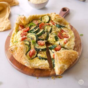 Try this Rustic Zucchini Summer Tart